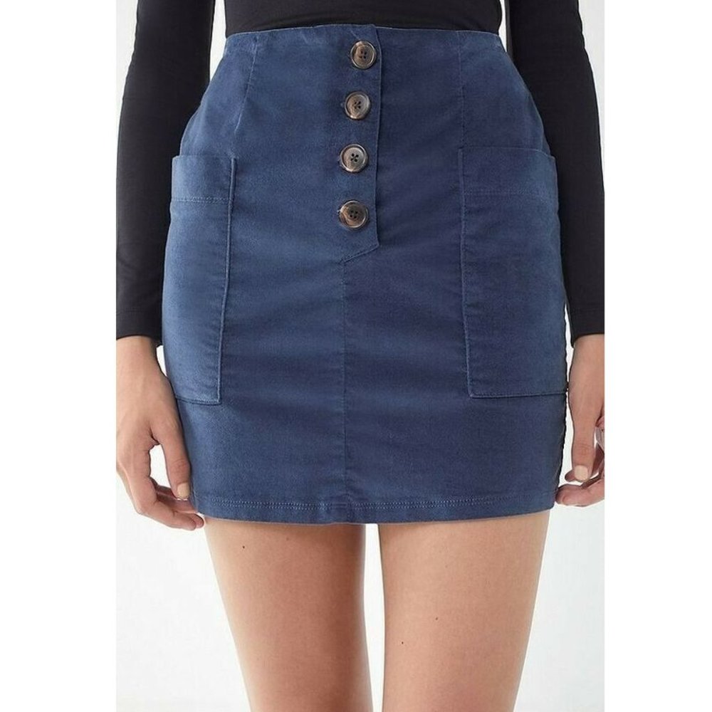 BDG Urban Outfitters High Waisted Velvet Skirt XS